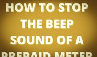 How To Mute Prepaid Meter Beeping Sound: Simple Method